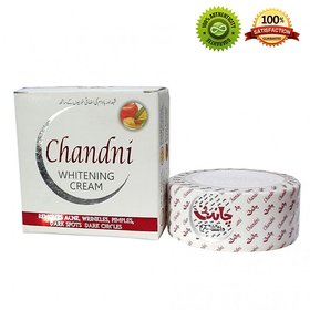 Chandni Whitening Cream To Remove Acne Pimples Dark Spots Fresh Pack 30g