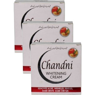 Chandni Whitening Cream 30g Pack Of 3 Chandni Whitening Cream 30g Pack Of 3
