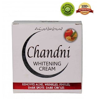                       Chandni Whitening Pimple Removing Night Cream 28 Gm Pack Of 3                                              
