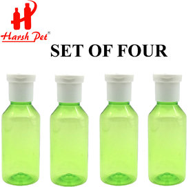 Harshpet Empty Fliptop Round Bottle 100ml