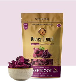 Dogsee Crunch Beet Freeze-Dried Beet Dog Treats (30 gm)