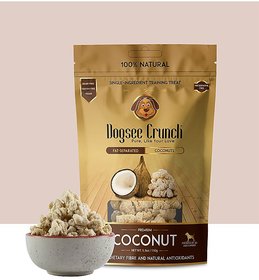 Dogsee Crunch Coconut Freeze-Dried Coconut Dog Treats (150 gm)