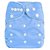 Child Chic Quirk Reusable Baby Washable Cloth Cotton Diaper (BLUE)