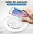 Crystal Digital Fantasy wireless charger for QI Standard Compatible Devices,Ultra-thin Charging Pad