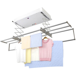 Ceiling Mounted Remote Operated Automated Clothes Drying Rack