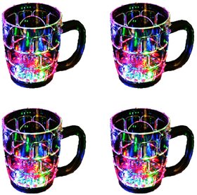 Rainbow Magic Color Cup with LED Flashing Light (Fill Water In Glass  See Lights Blinking ) PACK OF 1