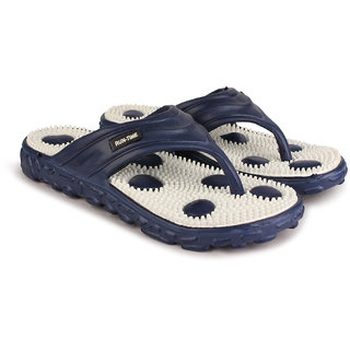 Buy Richale Mens Acupressure Slipper Thong Style Slide White Dark