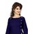 Pack of 3 Multicolor Plain Crepe Stitched Kurti by Aiza Collection