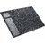 House of Quirk Felt Desk Pad Laptop Keyboard Mouse Pad with Paper and Pen Pocket for Desktops (Dark Grey)