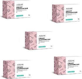 New Assure Creamy Cleansing Bar Pack Of 5 (75 gm )