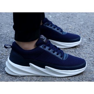 Kimba men dark blue running sport shoes Clearance