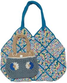 Handmade crochet handbag combo