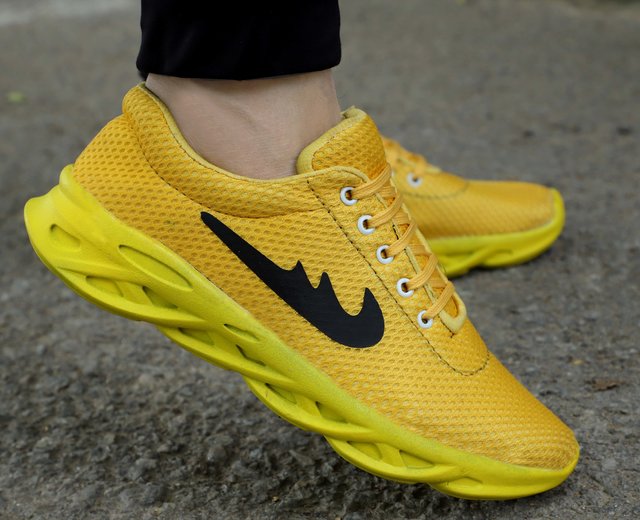 stylish yellow shoes