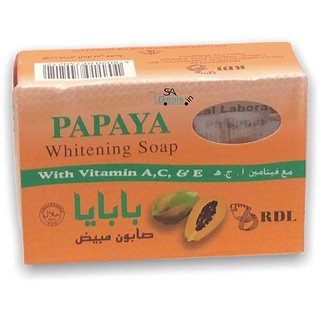 Rdl Papaya Whitening Soap 135 Gm gm Soap 135 FMCG