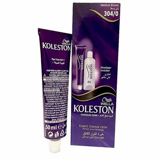 Wella Koleston Hair Color Medium Brown 304/0 (50ml)
