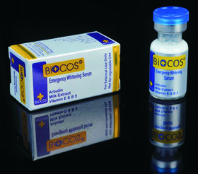 BIOCOS EMERGENCY WHITENING SERUM FOR FACE.