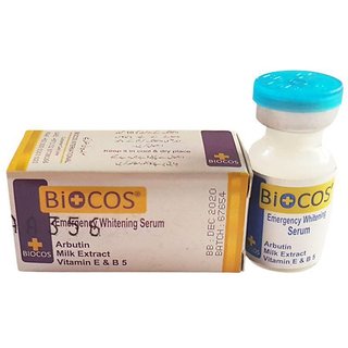 Biocos Emergency Whitening Face Serum 5 gm Biocos Emergency Whitening Face Serum 5 gm