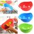 Multicolor Plastic Vegetable Fruits Pulses Washing Bowl and Strainer (Big) by Geet