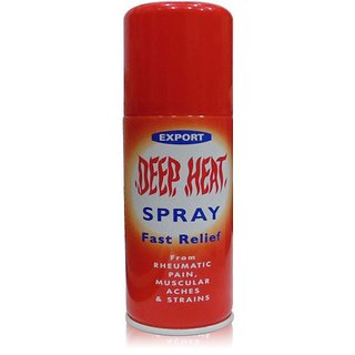 Deep Heat Rub 150 Ml - Mentholatum Instant Pain Aches Strain Relief Spray