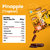 DEV.PRO. FRUITTIES- NO Added Sugar Pineapple 40 G