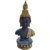 Home Artists Hancrafted Buddha Polyresin Showpiece for Home Dcor - Black