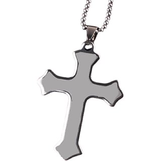                       cross pendant natural sterling silver jesus pendant for unsiex by Ceylonmine                                              