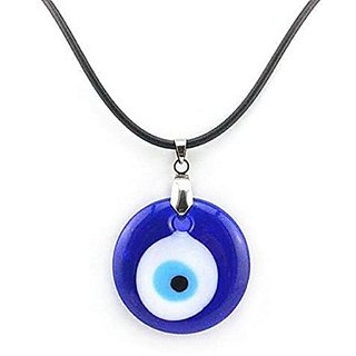                       CEYLONMINE Silver  Evil Eye Blue Pendant/Locket for Women                                              
