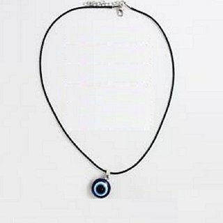                       Multicolour Evil Eye silver Pendant for Protection for Men and Women                                              