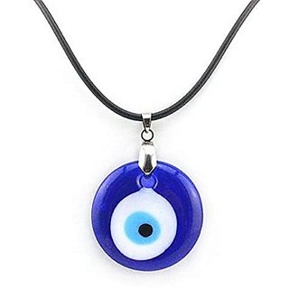                       CEYLONMINE Silver  Evil Eye Blue Pendant/Locket for Women                                              