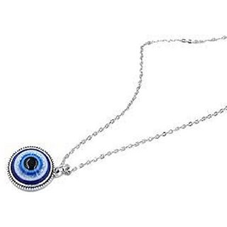 Silver Evil Eye Blue Pendant/Locket for Women Silver Evil Eye Blue Pendant/Locket for Women