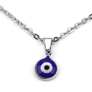                       Silver  Evil Eye Blue Pendant/Locket for Women                                              