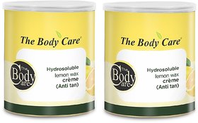 The Body Care Lemon Anti Tan Wax 800g Each - Pack of 2