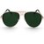 Kanny Devis Importad Green Gold Aviator Sunglasses