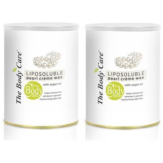 The Body Care Pearl Shine Liposoluble Wax 800g Each - Pack of 2
