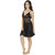 PYXIDIS Lace and Satin Black Babydoll Nightwear Night Dress for Women and Girls