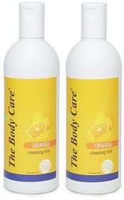 The Body Care Orange Cleansing Milk 400ml Each, Pack of 2