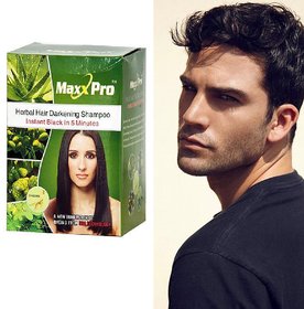 Insta Hair Darkening Shampoo in 5 min. Repair Grey Hair (10 Pouches)