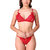 PYXIDIS Lace Bra and Panty Lingerie Set for Women and Girls (Red)