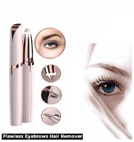 Painless Electric Eye Brows Trimmer Facial Hair Remover Upperlips Chin Threading Machine Gold Plated Inbu