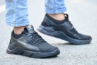 afrojack men's panther series mesh running shoes
