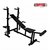 Ironlife Fitness Rubber 70 Kg Home Gym Set with 3 Ft Curl+5 Ft Plain Rod and One Pair DRods Comes with 8 in 1 Bench