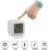 Smart 7 Color Changing Clock Cube Desk Night Table Alarm Clock Glowing Digital Alarm Clock LED Watch