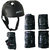 Hipkoo Sports Rider Skating Protective Set With Elbow, Knee, Wrist Guards And Helmet (Small)