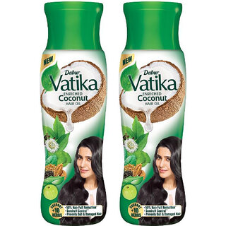 Dabur Vatika Enriched Coconut Hair Oil 150ml Pack Of 2