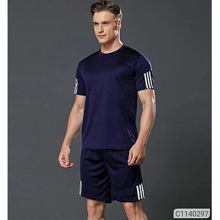 Buy Combo of Ruggstar Navy Casual T shirts With Shorts Online