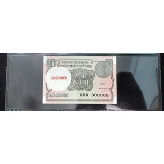one rupees specimen note. one rupees specimen note.