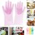 Smart matto Silicone Dish Washing Gloves, Silicon Cleaning Gloves, Silicon Hand Gloves for Kitchen