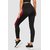 RDS Wear Women Black Track Pant with Sides Colour Red