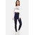 RDS Wcear Women Navy Blue Track Pant with Sides Colour White