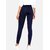 RDS Wcear Women Navy Blue Track Pant with Sides Colour White